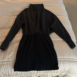 Free People Backless Sweatshirt Mini Dress